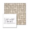 Picture of Toggle Driftwood | Set of 2 | 12" x 22" Sunbrella Boxed Outdoor Throw Pillows with Premium Inserts