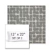 Picture of Toggle Greystone | Set of 2 | 12" x 22" Sunbrella Boxed Outdoor Throw Pillows with Premium Inserts