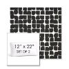 Picture of Toggle Inkblot | Set of 2 | 12" x 22" Sunbrella Boxed Outdoor Throw Pillows with Premium Inserts