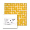 Picture of Toggle Lemon Drop | Set of 2 | 12" x 22" Sunbrella Boxed Outdoor Throw Pillows with Premium Inserts