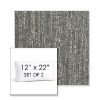 Picture of Vista Slate | Set of 2 | 12" x 22" Sunbrella Boxed Outdoor Throw Pillows with Premium Inserts