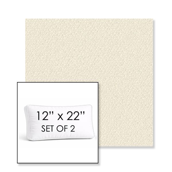 Picture of Wander Everest | Set of 2 | 12" x 22" Sunbrella Boxed Outdoor Throw Pillows with Premium Inserts