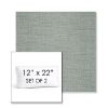Picture of Willa Mist | Set of 2 | 12" x 22" Sunbrella Boxed Outdoor Throw Pillows with Premium Inserts