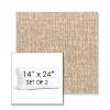 Picture of Abstraction Camel | Set of 2 | 14" x 24" Sunbrella Boxed Outdoor Throw Pillows with Premium Inserts