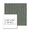 Picture of Abundant Seaglass | Set of 2 | 14" x 24" Sunbrella Boxed Outdoor Throw Pillows with Premium Inserts