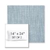 Picture of Adena Celeste | Set of 2 | 14" x 24" Sunbrella Boxed Outdoor Throw Pillows with Premium Inserts