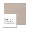 Picture of Ambrose Flax | Set of 2 | 14" x 24" Sunbrella Boxed Outdoor Throw Pillows with Premium Inserts