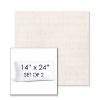Picture of Ambrose Linen | Set of 2 | 14" x 24" Sunbrella Boxed Outdoor Throw Pillows with Premium Inserts