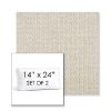 Picture of Blend Linen | Set of 2 | 14" x 24" Sunbrella Boxed Outdoor Throw Pillows with Premium Inserts