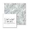 Picture of Calm Laurel | Set of 2 | 14" x 24" Sunbrella Boxed Outdoor Throw Pillows with Premium Inserts