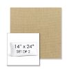 Picture of Canvas Heather Beige | Set of 2 | 14" x 24" Sunbrella Boxed Outdoor Throw Pillows with Premium Inserts