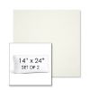 Picture of Canvas White | Set of 2 | 14" x 24" Sunbrella Boxed Outdoor Throw Pillows with Premium Inserts