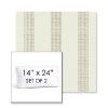 Picture of Caper Linen | Set of 2 | 14" x 24" Sunbrella Boxed Outdoor Throw Pillows with Premium Inserts