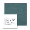 Picture of Cast Lagoon | Set of 2 | 14" x 24" Sunbrella Boxed Outdoor Throw Pillows with Premium Inserts