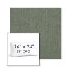 Picture of Cast Sage | Set of 2 | 14" x 24" Sunbrella Boxed Outdoor Throw Pillows with Premium Inserts