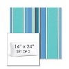 Picture of Dolce Oasis | Set of 2 | 14" x 24" Sunbrella Boxed Outdoor Throw Pillows with Premium Inserts