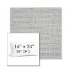Picture of Embrace Pewter | Set of 2 | 14" x 24" Sunbrella Boxed Outdoor Throw Pillows with Premium Inserts