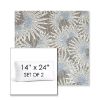 Picture of Etta Vapor | Set of 2 | 14" x 24" Sunbrella Boxed Outdoor Throw Pillows with Premium Inserts