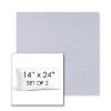 Picture of Exhale Sky | Set of 2 | 14" x 24" Sunbrella Boxed Outdoor Throw Pillows with Premium Inserts