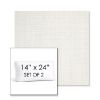 Picture of Idol Snow | Set of 2 | 14" x 24" Sunbrella Boxed Outdoor Throw Pillows with Premium Inserts