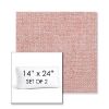 Picture of Kismet Coral | Set of 2 | 14" x 24" Sunbrella Boxed Outdoor Throw Pillows with Premium Inserts