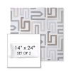 Picture of Labyrinth Cloud | Set of 2 | 14" x 24" Sunbrella Boxed Outdoor Throw Pillows with Premium Inserts