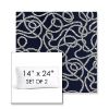 Picture of Maritime Nautical | Set of 2 | 14" x 24" Sunbrella Boxed Outdoor Throw Pillows with Premium Inserts