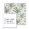 Picture of Martinique Tropic | Set of 2 | 14" x 24" Sunbrella Boxed Outdoor Throw Pillows with Premium Inserts