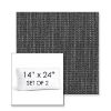 Picture of Metamorphic Slate | Set of 2 | 14" x 24" Sunbrella Boxed Outdoor Throw Pillows with Premium Inserts