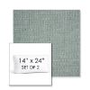 Picture of Piazza Mist | Set of 2 | 14" x 24" Sunbrella Boxed Outdoor Throw Pillows with Premium Inserts