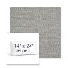 Picture of Piazza Stone | Set of 2 | 14" x 24" Sunbrella Boxed Outdoor Throw Pillows with Premium Inserts