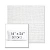 Picture of Piazza White | Set of 2 | 14" x 24" Sunbrella Boxed Outdoor Throw Pillows with Premium Inserts