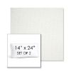 Picture of Pique Salt | Set of 2 | 14" x 24" Sunbrella Boxed Outdoor Throw Pillows with Premium Inserts