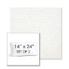 Picture of Platform Salt | Set of 2 | 14" x 24" Sunbrella Boxed Outdoor Throw Pillows with Premium Inserts