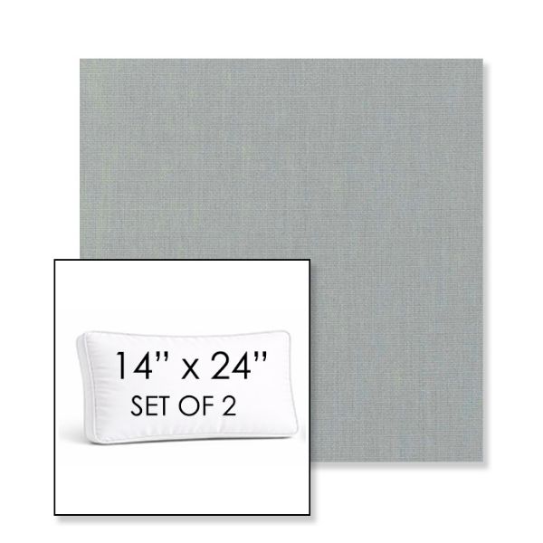 Picture of Play Sky | Set of 2 | 14" x 24" Sunbrella Boxed Outdoor Throw Pillows with Premium Inserts