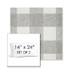 Picture of Preso Pebble | Set of 2 | 14" x 24" Sunbrella Boxed Outdoor Throw Pillows with Premium Inserts