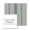 Picture of Revival Sage | Set of 2 | 14" x 24" Sunbrella Boxed Outdoor Throw Pillows with Premium Inserts