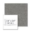 Picture of Ritsy Fog | Set of 2 | 14" x 24" Sunbrella Boxed Outdoor Throw Pillows with Premium Inserts