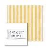 Picture of Sail Away Sunflower | Set of 2 | 14" x 24" Sunbrella Boxed Outdoor Throw Pillows with Premium Inserts