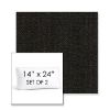 Picture of Source Coal | Set of 2 | 14" x 24" Sunbrella Boxed Outdoor Throw Pillows with Premium Inserts