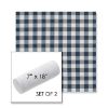 Picture of Above Denim | Set of 2 | 7" x 18" Sunbrella Outdoor Bolster Pillows with Premium Inserts