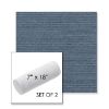 Picture of Ambrose Denim | Set of 2 | 7" x 18" Sunbrella Outdoor Bolster Pillows with Premium Inserts