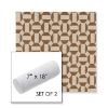 Picture of Assemble Teak | Set of 2 | 7" x 18" Sunbrella Outdoor Bolster Pillows with Premium Inserts