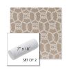 Picture of Bar Harbor Driftwood | Set of 2 | 7" x 18" Sunbrella Outdoor Bolster Pillows with Premium Inserts