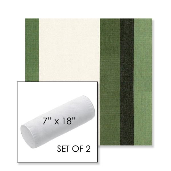 Picture of Canyon Colca | Set of 2 | 7" x 18" Sunbrella Outdoor Bolster Pillows with Premium Inserts