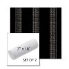 Picture of Caper Onyx | Set of 2 | 7" x 18" Sunbrella Outdoor Bolster Pillows with Premium Inserts