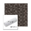 Picture of Carat Onyx | Set of 2 | 7" x 18" Sunbrella Outdoor Bolster Pillows with Premium Inserts