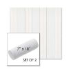Picture of Carlo Coastal | Set of 2 | 7" x 18" Sunbrella Outdoor Bolster Pillows with Premium Inserts