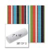 Picture of Carousel Confetti | Set of 2 | 7" x 18" Sunbrella Outdoor Bolster Pillows with Premium Inserts