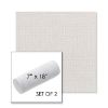 Picture of Cassava White | Set of 2 | 7" x 18" Sunbrella Outdoor Bolster Pillows with Premium Inserts